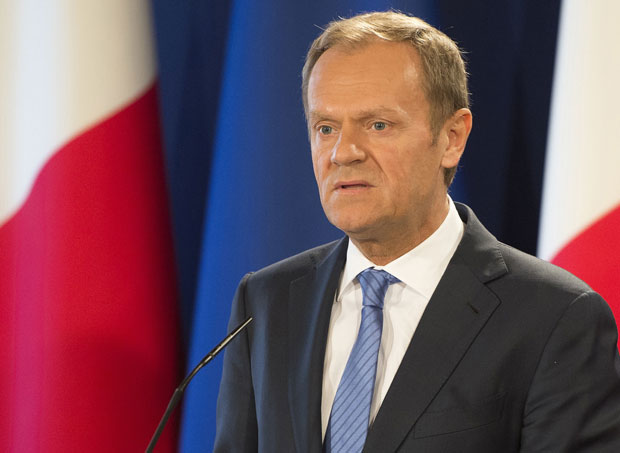 Председник у Бриселу са Туском